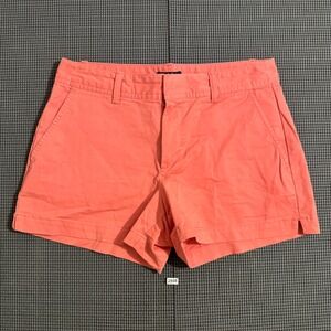 Gap Womens Coral Pink Chino Shorts Size 6